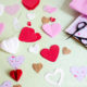 DIY - Valentinstagsgirlande mit Herzen