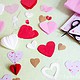 DIY - Valentinstagsgirlande mit Herzen