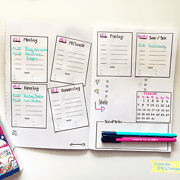 Bullet Journal zum ausdrucken für die Organisation im Alltag