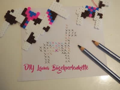 DIY Lama Bügelperlenkette