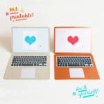DIY APPLE-KARTE ZUM VALENTINSTAG BASTELN / FREE PRINTABLE