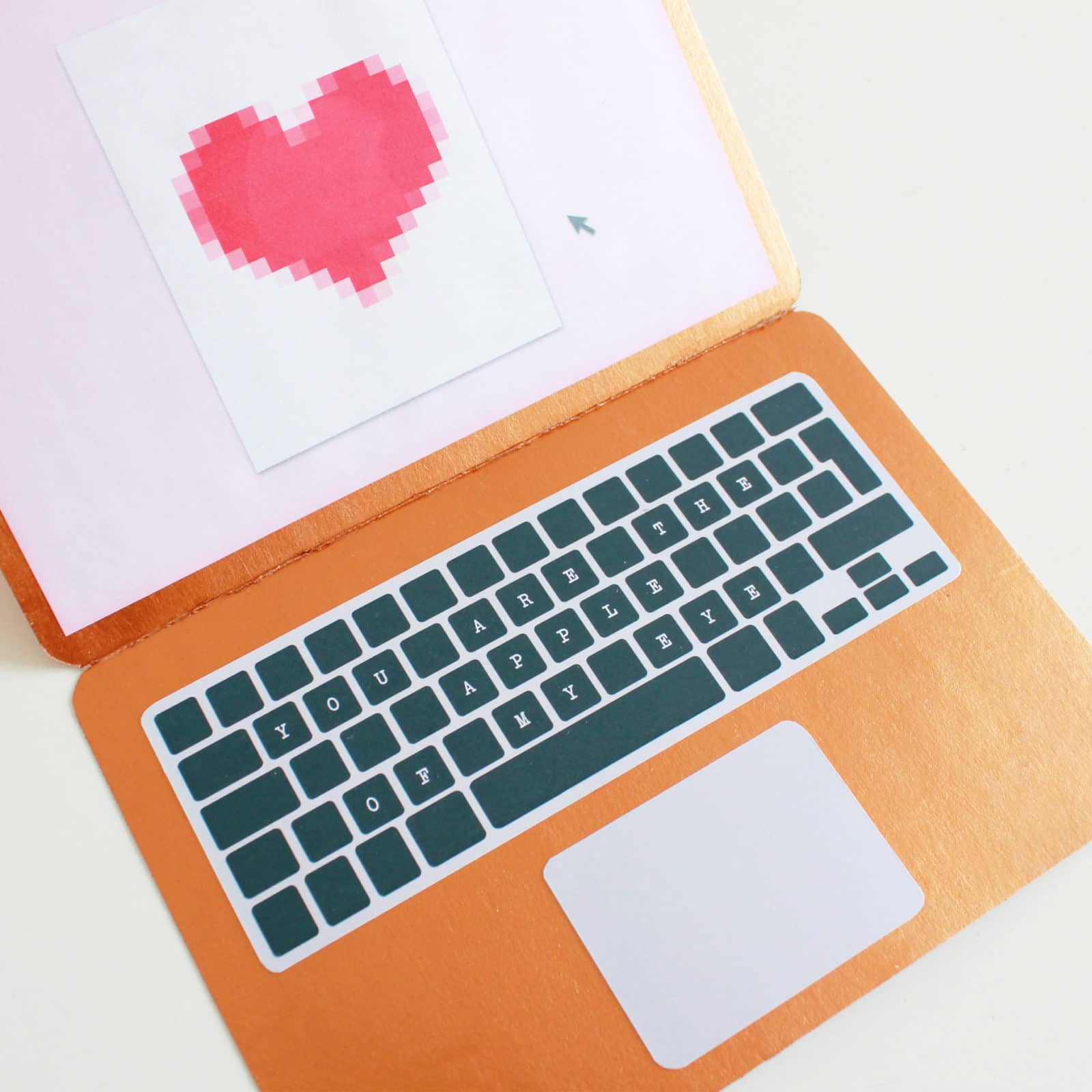 DIY APPLE-KARTE ZUM VALENTINSTAG BASTELN / FREE PRINTABLE
