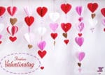 DIY – Valentinstagsgirlande mit Herzen