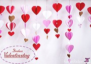 DIY – Valentinstagsgirlande mit Herzen