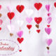DIY - Valentinstagsgirlande mit Herzen