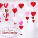 DIY - Valentinstagsgirlande mit Herzen