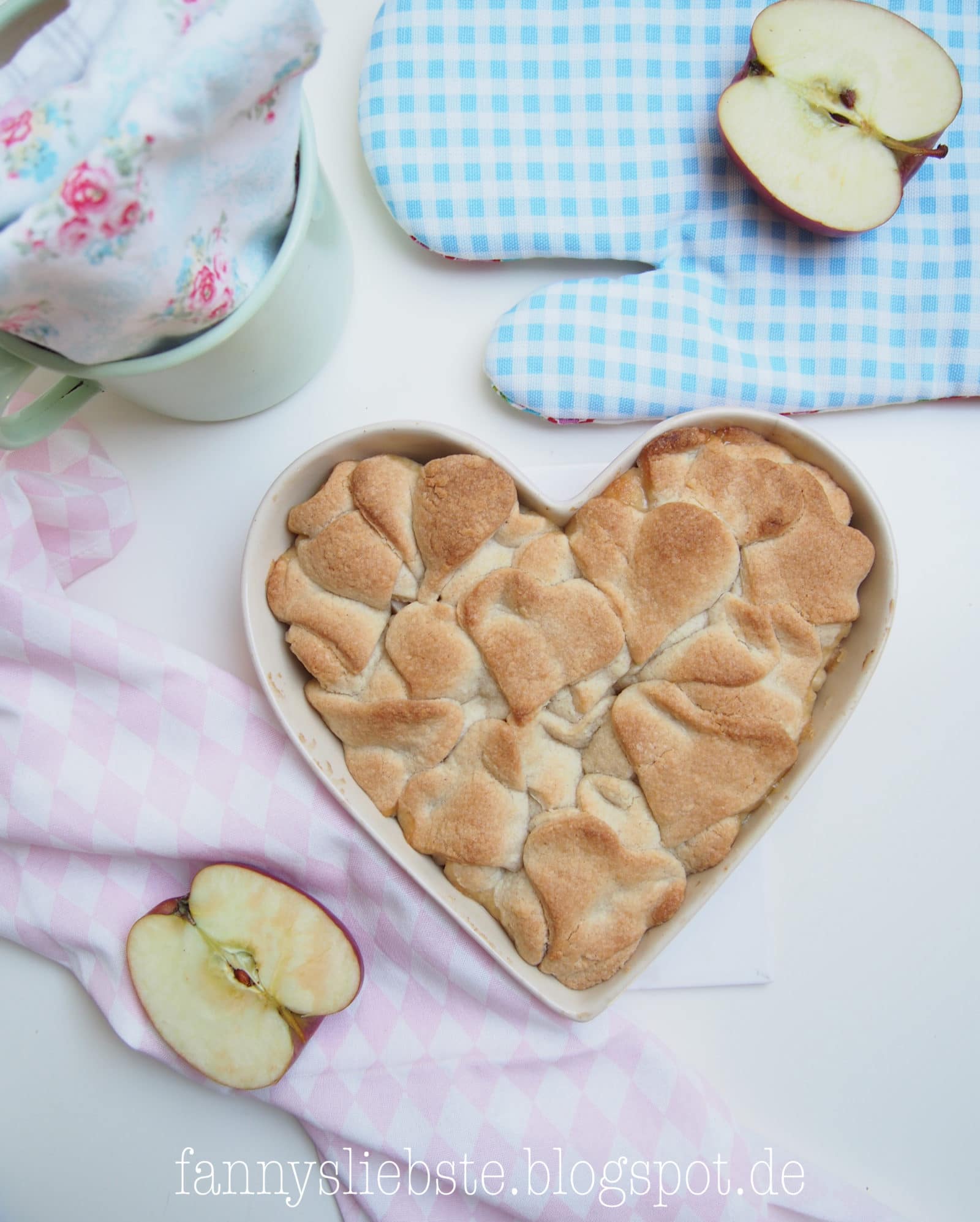 herziger Apple Crumble – #DoItValentinstag