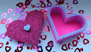 #DoItValentinstag – Herzdose aus Bügelperlen