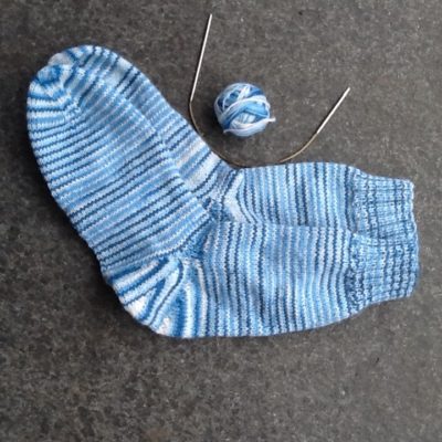 Ostereier-Socken mit dem Addi Sockenwunder