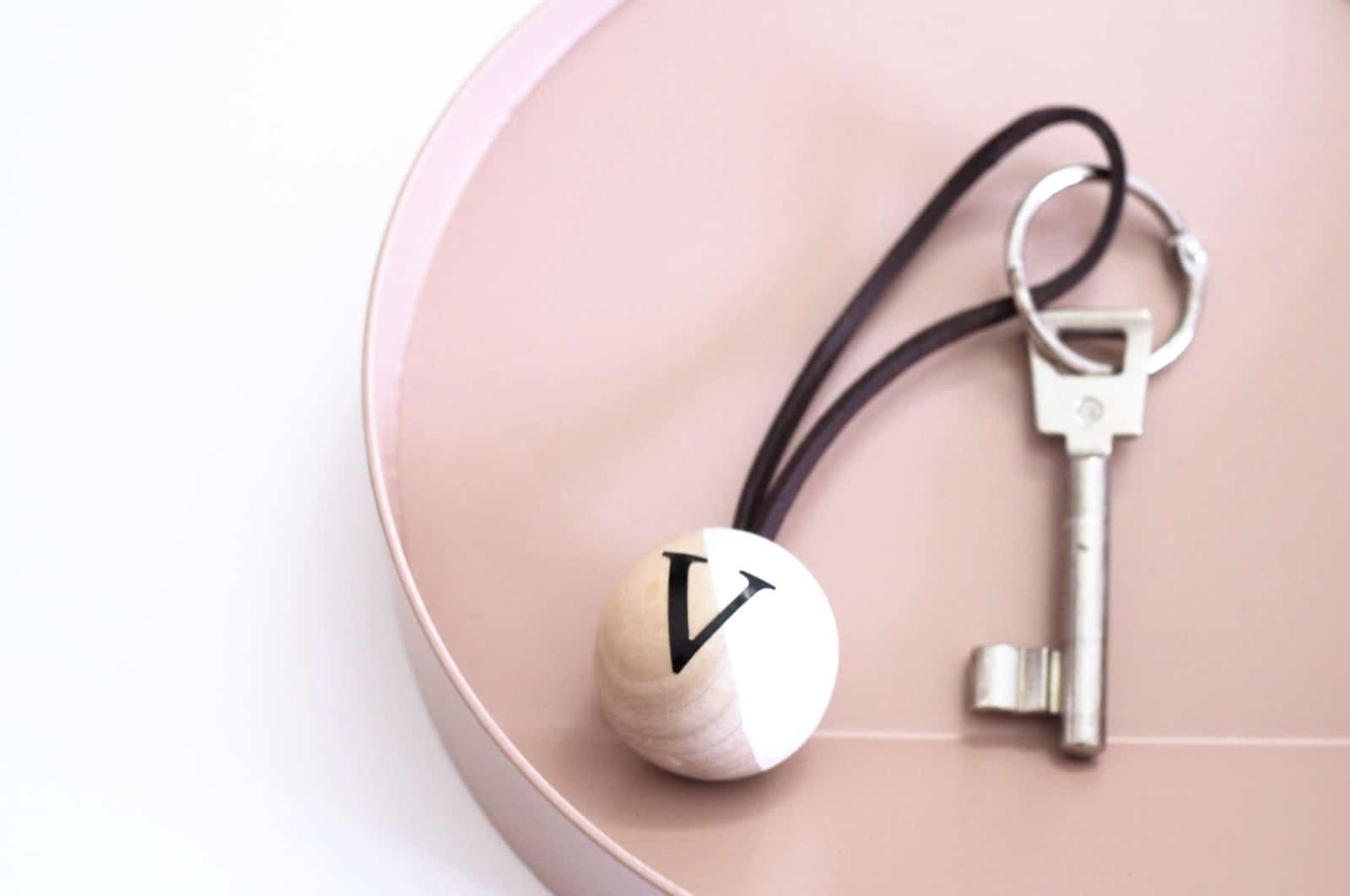 DIY-Schlüsselanhänger mit Initialen