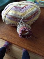 Funny Treppenmuster Socken für gute Laune #addisockenwundercontest