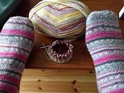 Funny Treppenmuster Socken für gute Laune #addisockenwundercontest