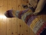 Funny Treppenmuster Socken für gute Laune #addisockenwundercontest
