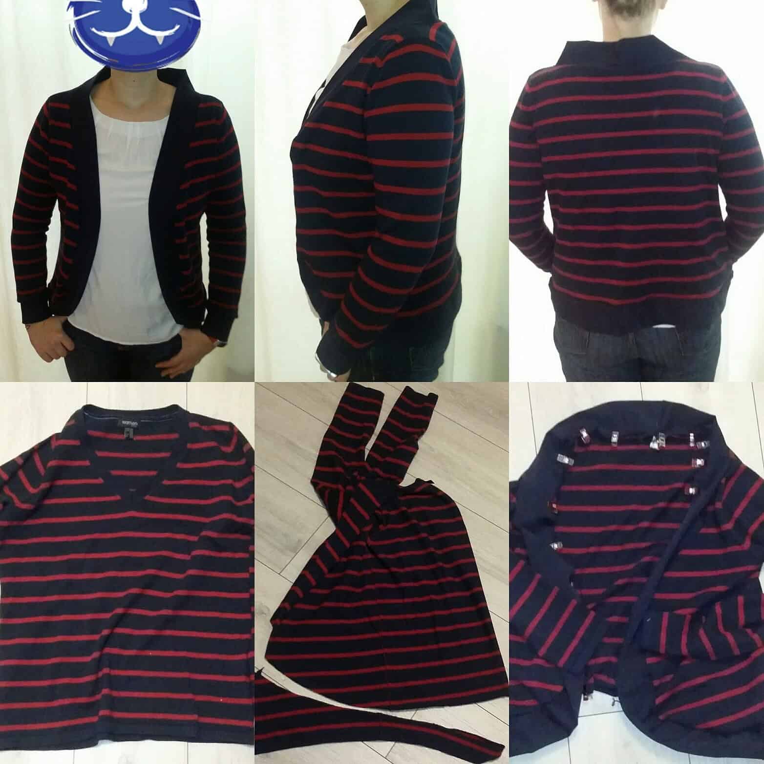 Upcycling:Pullover wird Bolero