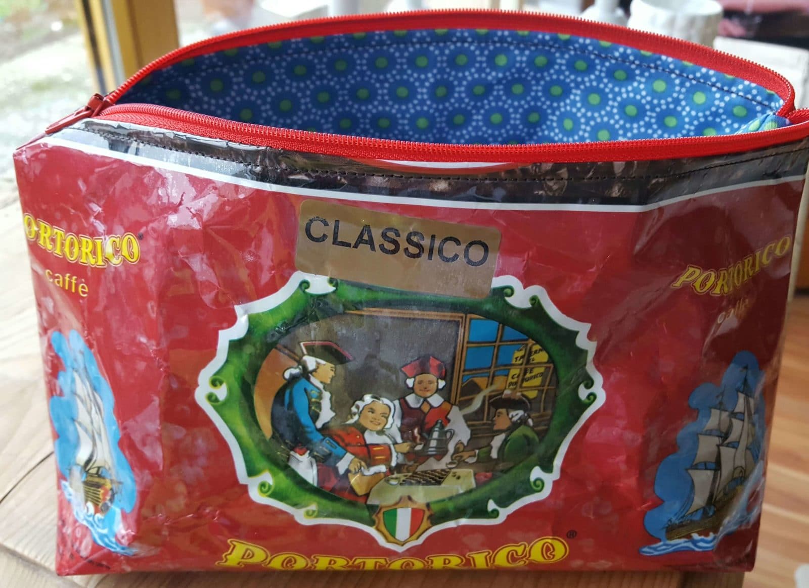 Kulturtasche aus Kaffeetüten