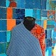 Kuschel-Poncho mit Granny Squares