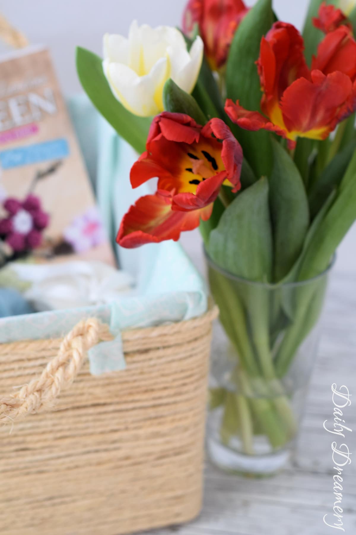 Gewickelter Deko-Korb – die perfekte Upcycling-Idee