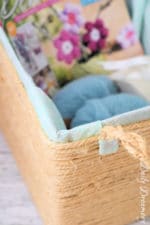 Gewickelter Deko-Korb – die perfekte Upcycling-Idee
