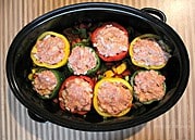 Gefüllte Paprika - Rezept zum Nachkochen