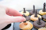 Mini-Donuts Schachbrett – perfekt für Partys