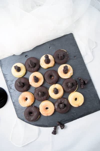 Mini-Donuts Schachbrett – perfekt für Partys