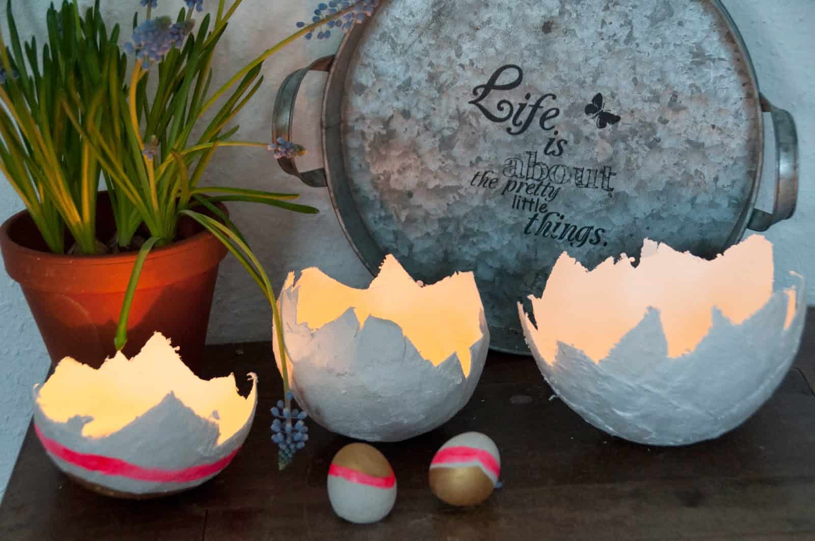Osterwindlicht DIY