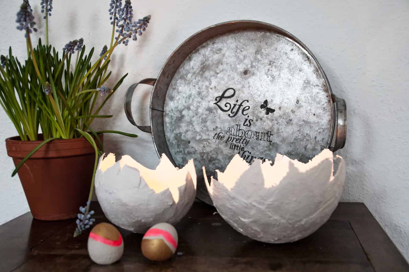 Osterwindlicht DIY