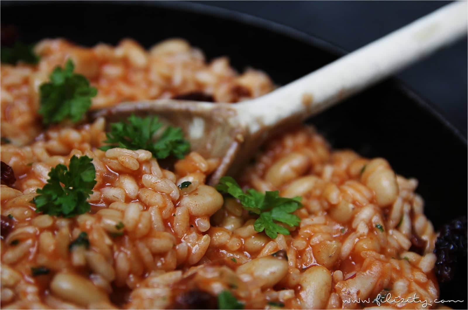 One Pot Reis mit weißen Bohnen