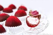Himbeer-Pralinen zum Valentinstag