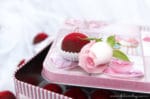 Himbeer-Pralinen zum Valentinstag