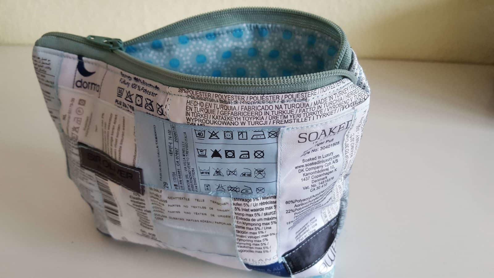 Kosmetiktasche aus Waschzetteln – mit Anleitung
