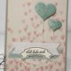 Karte zum Valentinstag mit Stampin Up! Designerpapier Zum Verlieben