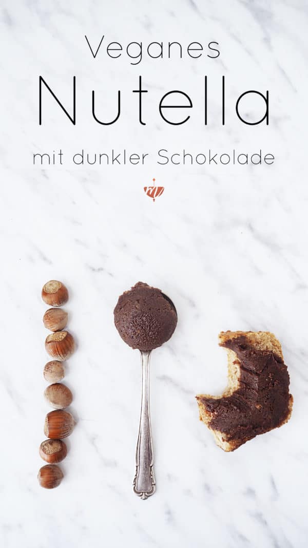 Veganes Nutella | Leckere dunkle Schokocreme mit Haselnüssen und Mandeln ... nicht nur super als närrisches Katerfrühstück | Mohntage