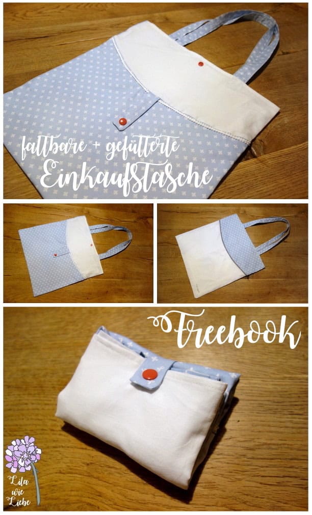 faltbare Einkaufstasche mit Innenfutter – FREEbook