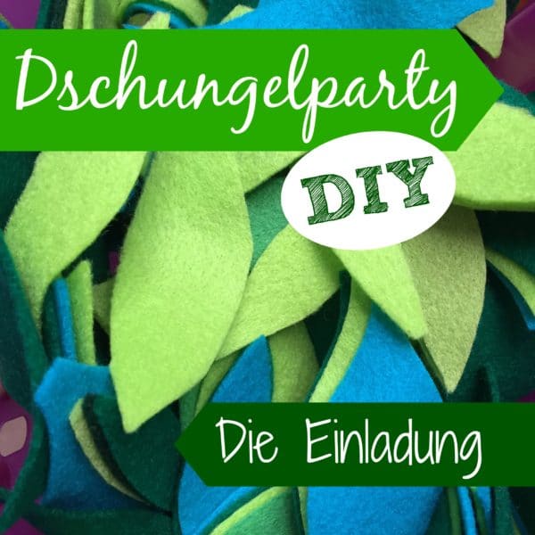 Mottoparty Einladung Zur Dschungelparty Handmade Kultur