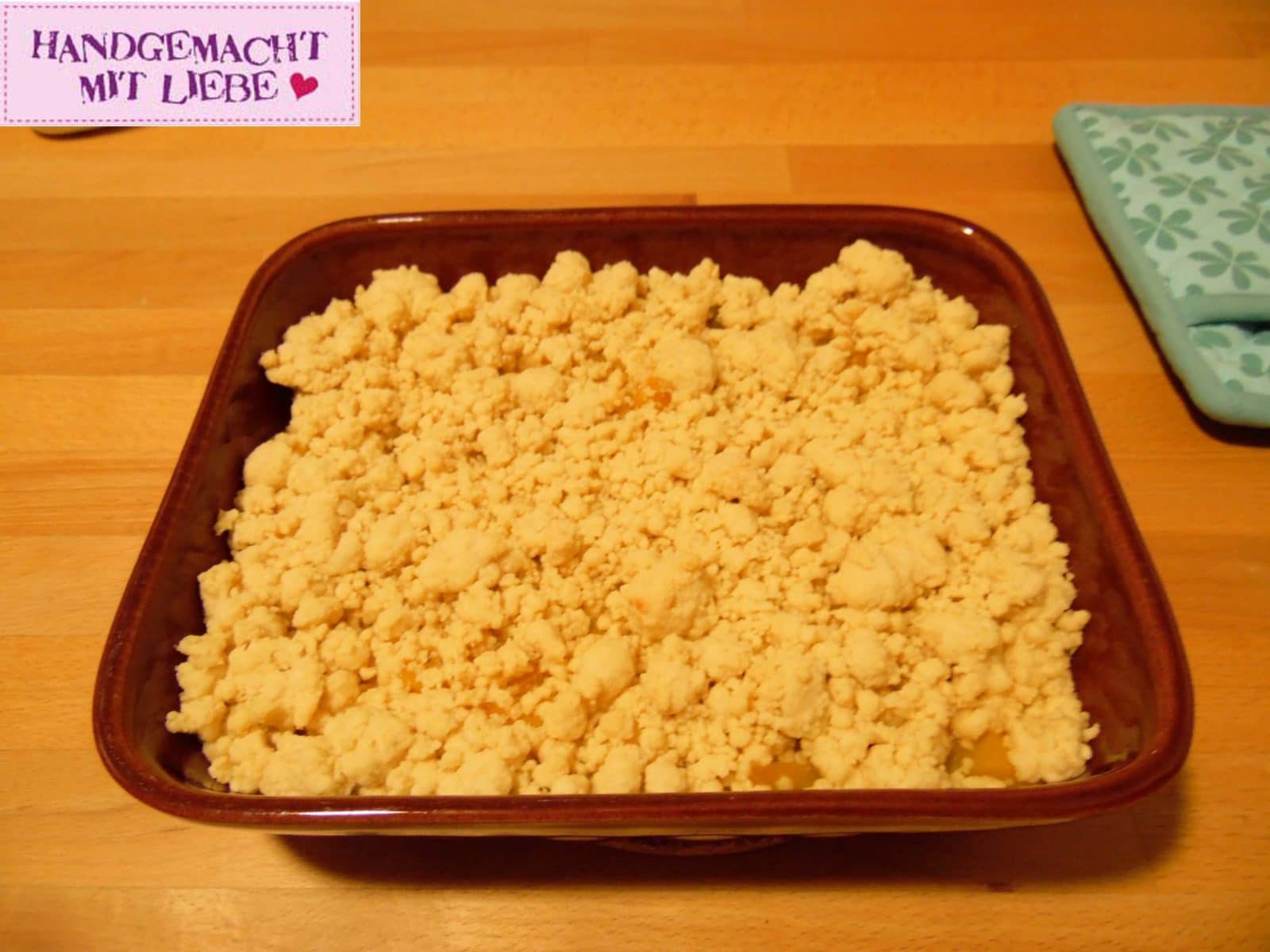 Pfirsich-Crumble