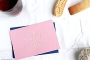 DIY Osterkarte sticken