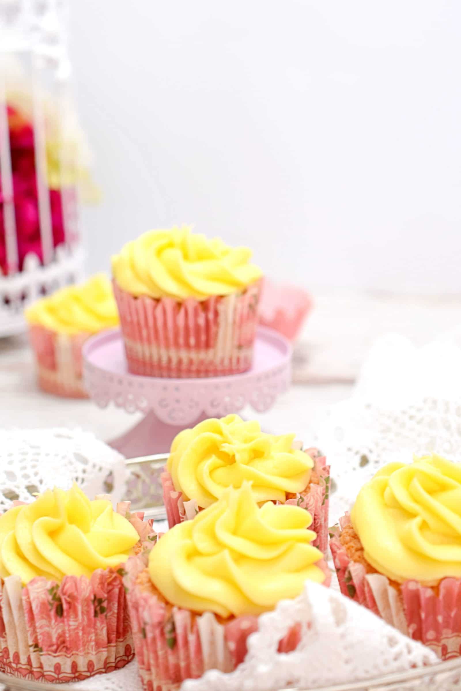 Orangen-Quark-Cupcakes