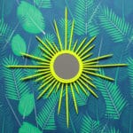 DIY SUNBURST MIRROR SELBER MACHEN / SONNENSPIEGEL BASTELN