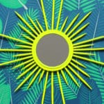 DIY SUNBURST MIRROR SELBER MACHEN / SONNENSPIEGEL BASTELN