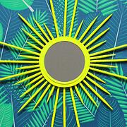 DIY SUNBURST MIRROR SELBER MACHEN / SONNENSPIEGEL BASTELN