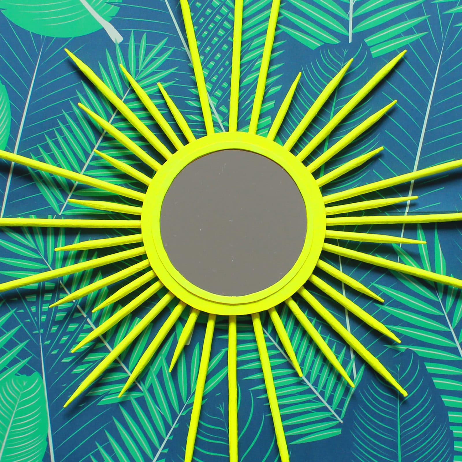 DIY SUNBURST MIRROR SELBER MACHEN / SONNENSPIEGEL BASTELN