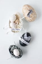 Upcycling Idee: Osternester im Natur-Look