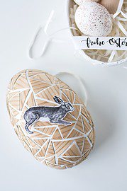 Upcycling Idee: Osternester im Natur-Look