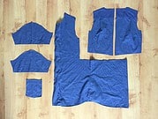 ein einfaches Kinderkleid aus einem Herrenhemd nähen