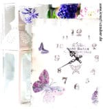 Vintage Uhr mit Freezer Paper basteln