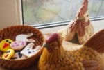 Piep Piep Piep: Osterbroschen aus Fimo