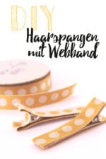Haarspangen mit Webband