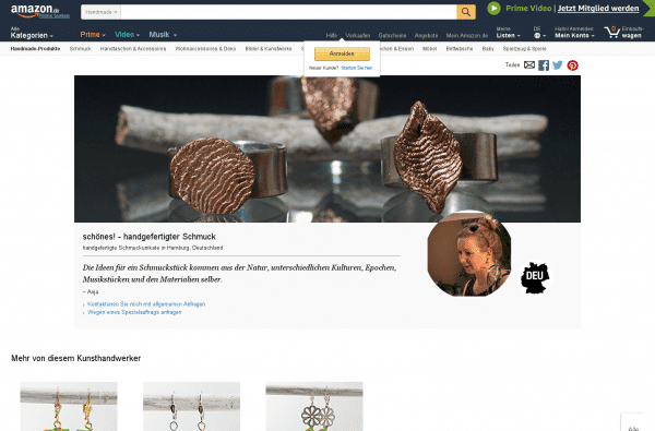 schönes! – handgefertigter Schmuck: Amazon.de: Handmade