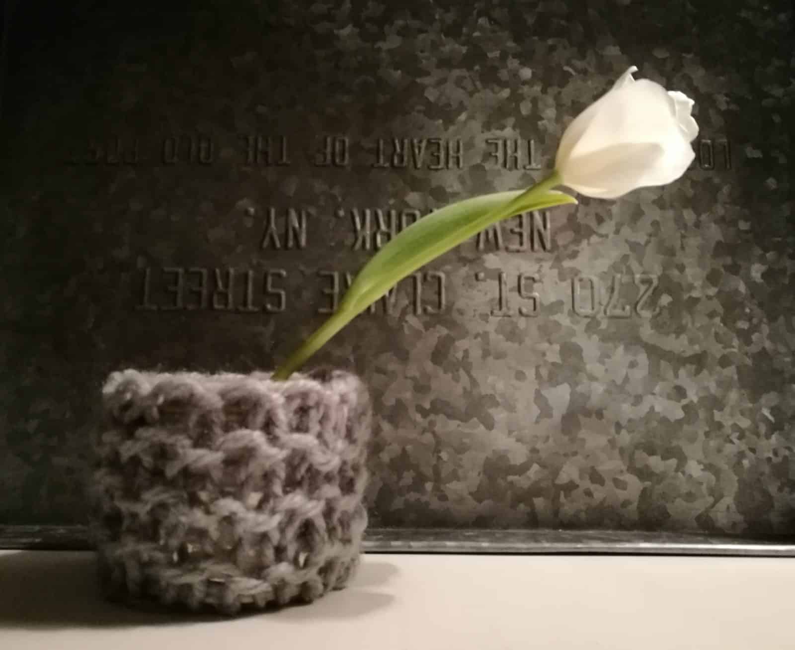 DIY Kerzenhalter stricken